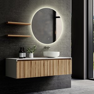 Зеркало ABBER Mond AG6203SL-1.0 100x100 в ванную от интернет-магазине сантехники Sanbest