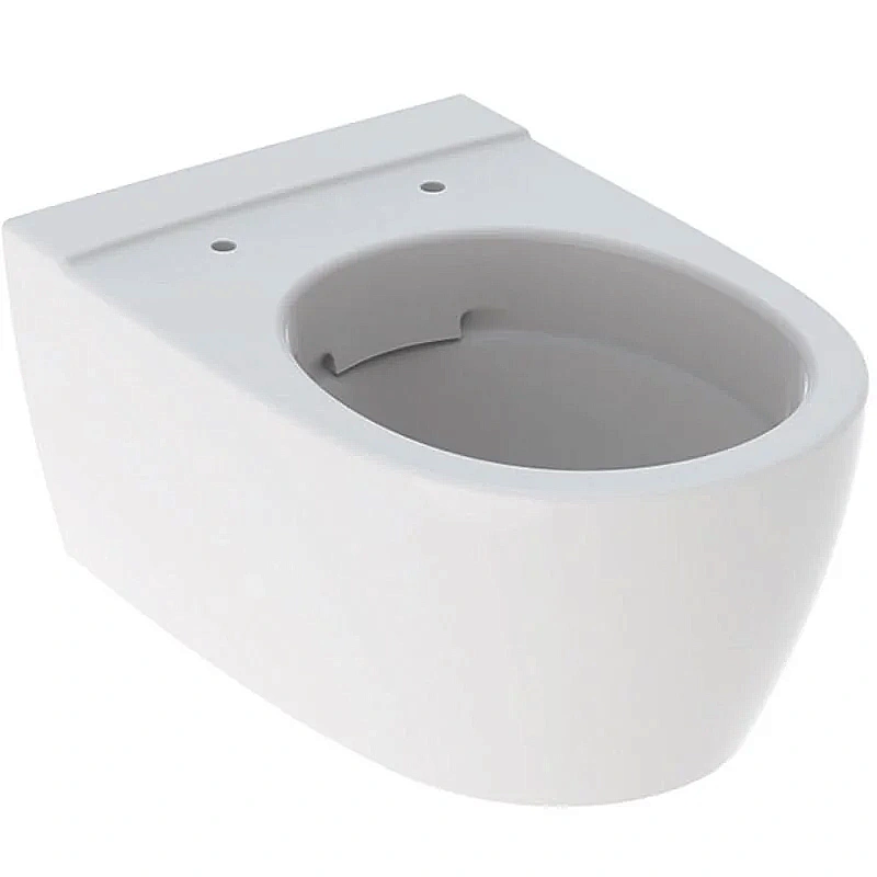 Унитаз подвесной Geberit iCon 204070000 белый, с крышкой микролифт, безободковый купить в интернет-магазине Sanbest