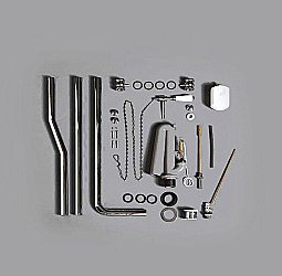 Труба для бачка высокая SIMAS Arcade R01cr хром купить в интернет-магазине сантехники Sanbest