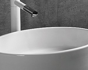 Раковина накладная CeruttiSpa 50 CR7016 белая купить в интернет-магазине Sanbest