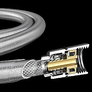 Душевой шланг Elghansa Shower hose SH012-Silver-New серебро купить в интернет-магазине сантехники Sanbest