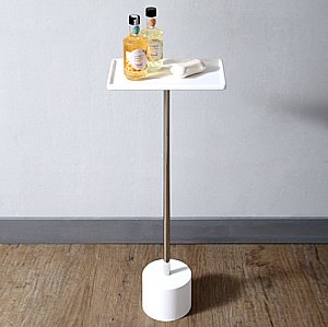 Стойка для ванной Abber STEIN AS1635 белая купить в интернет-магазине сантехники Sanbest