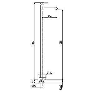 Смеситель для раковины Gattoni Circle Two 9109/90C0 купить в интернет-магазине сантехники Sanbest