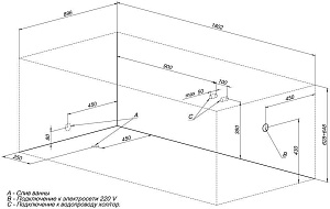 Акриловая ванна Aquanet Grenada 203973 180x90 купить в интернет-магазине Sanbest