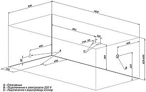 Акриловая ванна Aquanet Grenada 203973 180x90 купить в интернет-магазине Sanbest