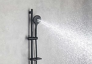 Смеситель для душа Aquatek Вега AQ1076MB черный матовый купить в интернет-магазине сантехники Sanbest