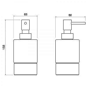 Диспенсер Timo Saona 13239/17 золото матовое купить в интернет-магазине сантехники Sanbest