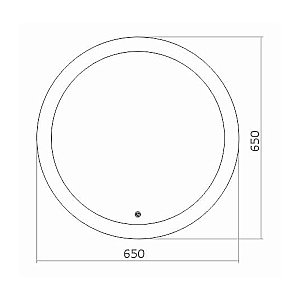 Зеркало Azario Перла 65 в ванную от интернет-магазине сантехники Sanbest