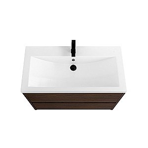 Тумба с раковиной Art&Max Family-M-750-2C-SO-BO/AM-LAV-750-MR-A Дуб бурбон для ванной в интернет-магазине Sanbest