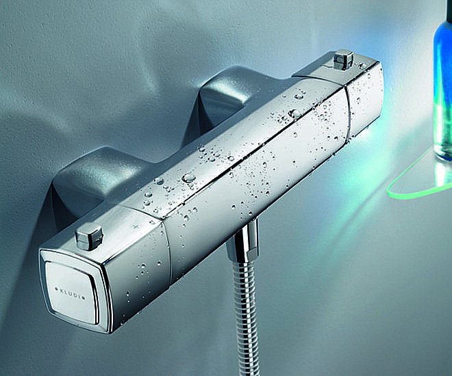 Термостат для душа Kludi Q-beo 504000542 купить в интернет-магазине сантехники Sanbest