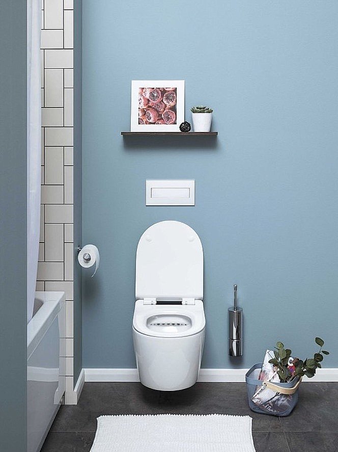 Унитаз подвесной Aquanet Rimless Cetus W Short LX-1900 с крышкой микролифт, безободковый купить в интернет-магазине Sanbest