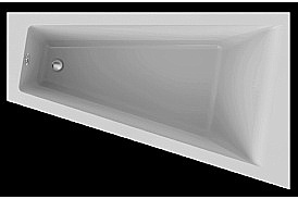 Ванна акриловая Vayer Tessa R Гл000026810 160х100 белая правая купить в интернет-магазине сантехники Sanbest
