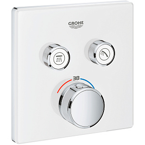 Смеситель для душа Grohe Grohtherm SmartControl 29156LS0 белая луна купить в интернет-магазине сантехники Sanbest