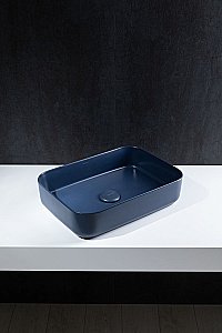 Раковина Allen Brau Fantasy Quad 50 4.11021.ID индиго матовый купить в интернет-магазине Sanbest