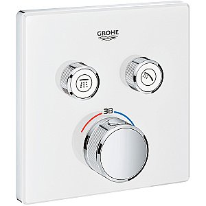 Смеситель для душа Grohe Grohtherm SmartControl 29156LS0 белая луна купить в интернет-магазине сантехники Sanbest
