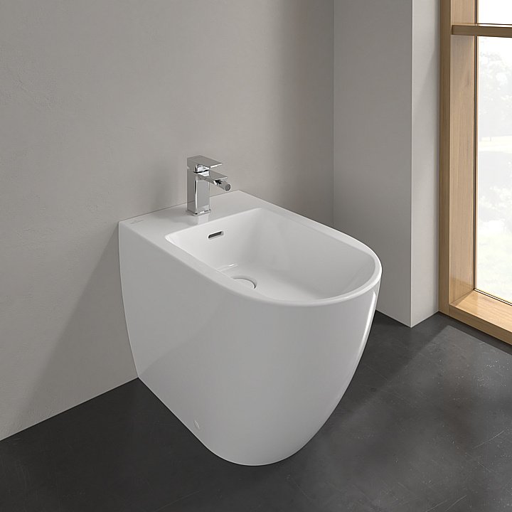 Биде напольное Villeroy&Boch Subway 3.0 44710001 альпийский белый купить в интернет-магазине Sanbest