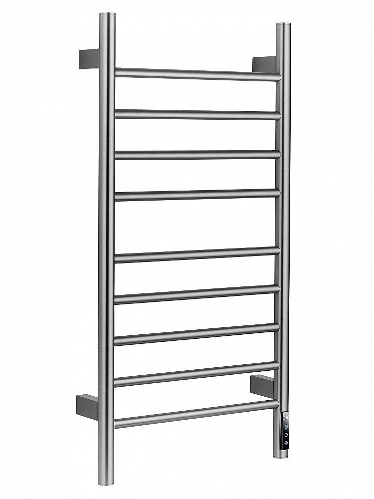 Полотенцесушитель электрический WONZON & WOGHAND BONN, Брашированный никель (WW-AL409-BR) купить в интернет-магазине сантехники Sanbest