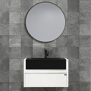 Мебель для ванной Black&White Universal U901 80 белая для ванной в интернет-магазине Sanbest