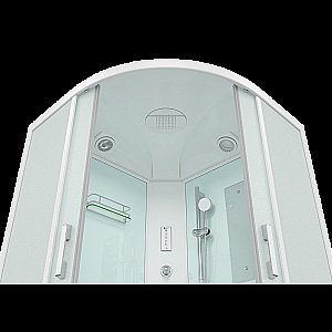 Душевая кабина Alex Baitler 120х120 ER5720TW3 стекло матовое/профиль белый матовый купить в интернет-магазине Sanbest