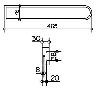 Полотенцедержатель KEUCO EDITION 300 30018010000 хром купить в интернет-магазине сантехники Sanbest