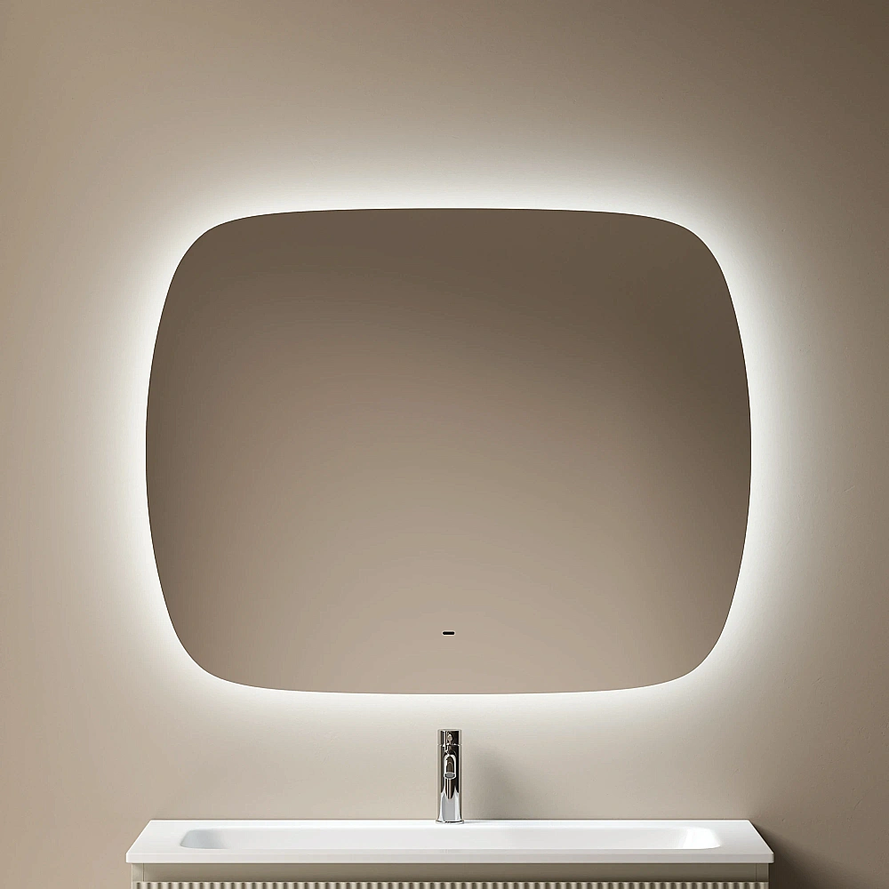 Зеркало Sancos Era 2.0 100 ER2.1000 с подсветкой в ванную от интернет-магазине сантехники Sanbest