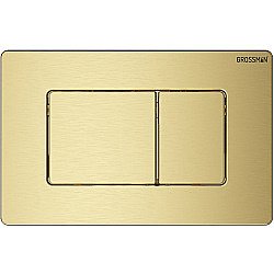 Кнопка для инсталляции Grossman Classic 700.K31.04.32M.32M золото сатиновое купить в интернет-магазине сантехники Sanbest