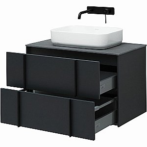 Тумба с раковиной Allen Brau REALITY 1.32008.AM 121 со столешницей антрацит матовый для ванной в интернет-магазине Sanbest