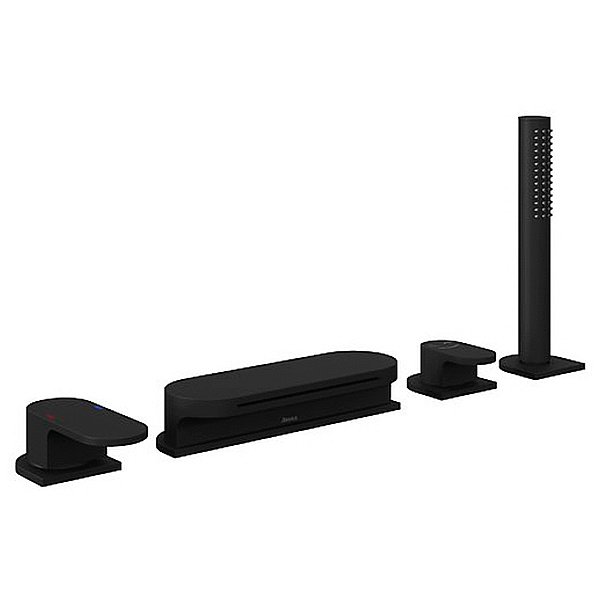 Смеситель для ванны Ravak Chrome CR 025.20BL черный купить в интернет-магазине сантехники Sanbest