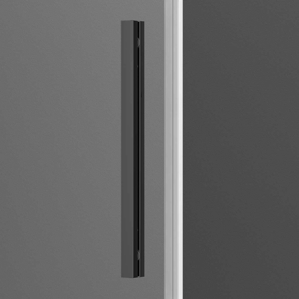 Душевая дверь Vincea Soft 120 VDS-3SO120CLGM стекло прозрачное/профиль вороненая сталь купить в интернет-магазине Sanbest