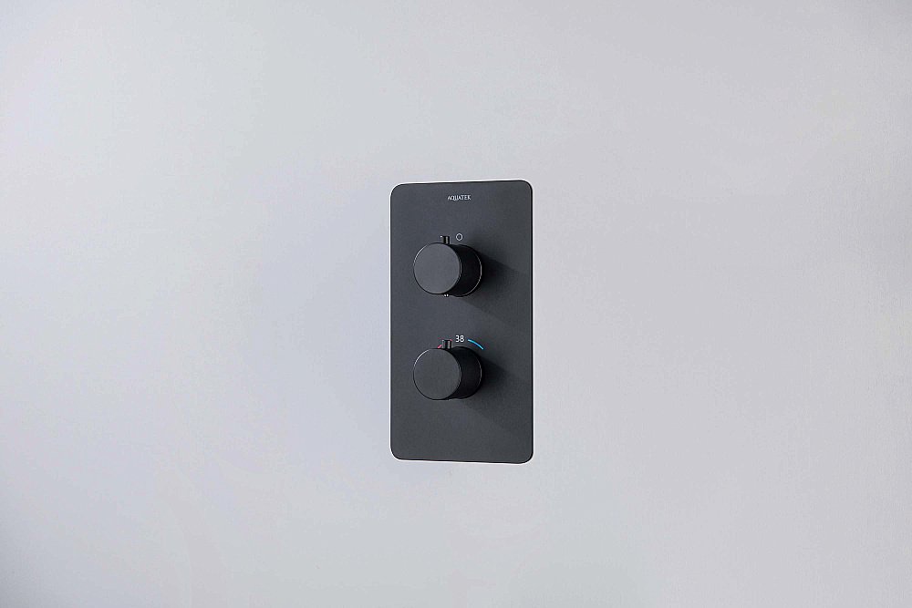 Cмеситель для душа Aquatek Европа AQ1391MB черный матовый купить в интернет-магазине сантехники Sanbest