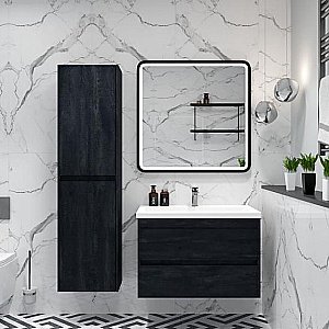 Тумба с раковиной Art&Max Family-M 75 подвесная, угольный камень для ванной в интернет-магазине Sanbest