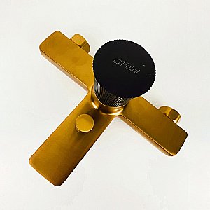 Смеситель для ванны PAINI Domus 18PJ111PZ золото матовое купить в интернет-магазине сантехники Sanbest