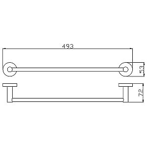 Полотенцедержатель Rav-Slezak Colorado COA0701/45Z 49 золото купить в интернет-магазине сантехники Sanbest
