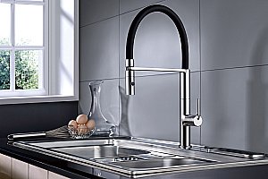 Смеситель для кухни Vincea VKF-114CH хром купить в интернет-магазине сантехники Sanbest
