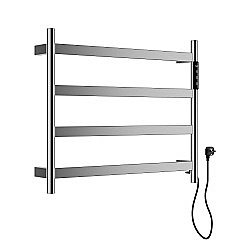 Полотенцесушитель электрический WONZON & WOGHAND ESSEN, Брашированный никель (WW-A404-BR) купить в интернет-магазине сантехники Sanbest