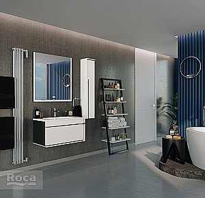 Тумба с раковиной Roca Aneto 857430806 80 белый для ванной в интернет-магазине Sanbest