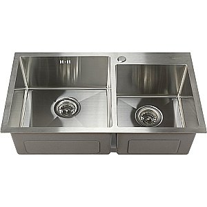 Мойка кухонная Melana ProfLine S7843H сатин купить в интернет-магазине сантехники Sanbest