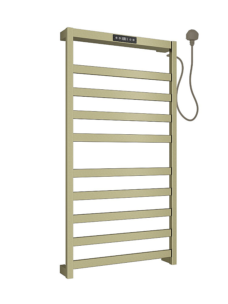 Полотенцесушитель электрический Allen Brau Reality 7.32001-GB золото брашированное купить в интернет-магазине сантехники Sanbest