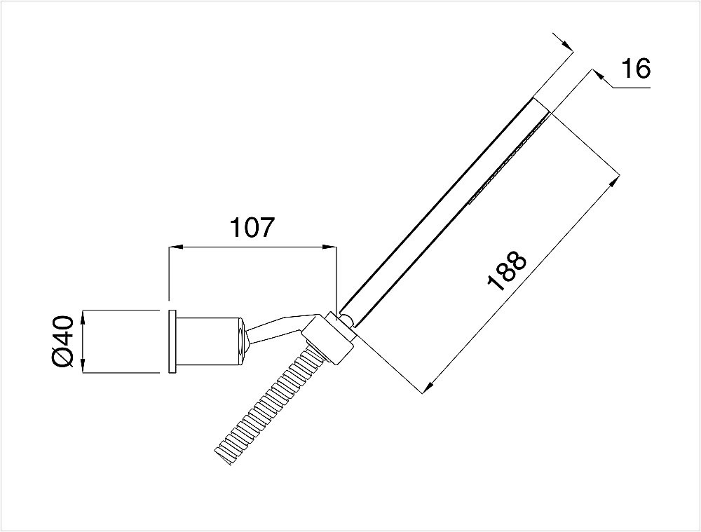 Душевой гарнитур Bugnatese Kit Duplex 19715 купить в интернет-магазине сантехники Sanbest