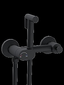 Гигиенический душ со смесителем WeltWasser HIGI R02 BL черный матовый купить в интернет-магазине сантехники Sanbest