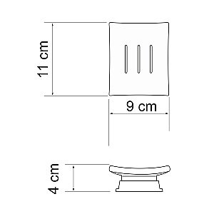 Мыльница WasserKRAFT Amper K-5429WHITE белая купить в интернет-магазине сантехники Sanbest