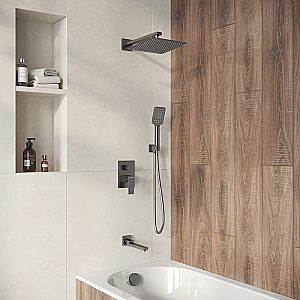 Душевая система Grossman Style 501.K35.05.420 графит брашированный купить в интернет-магазине сантехники Sanbest