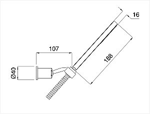 Душевой гарнитур Bugnatese Kit Duplex 19715 купить в интернет-магазине сантехники Sanbest