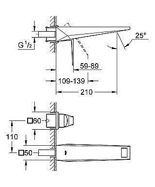 Смеситель для раковины Grohe Allure Brilliant 19783 000 купить в интернет-магазине сантехники Sanbest