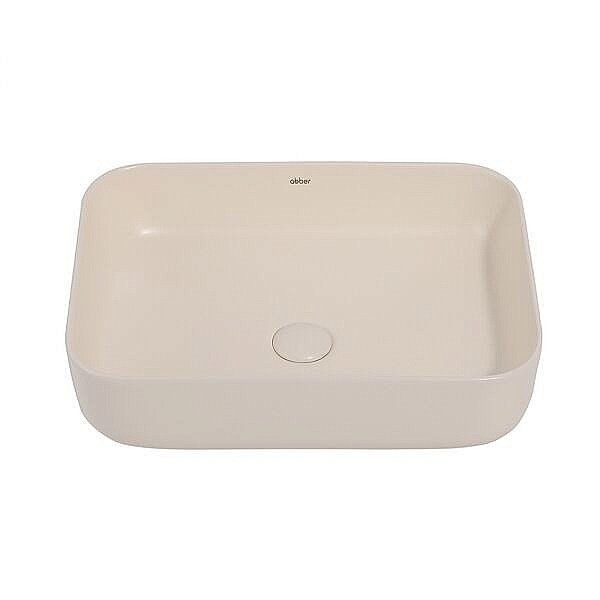 Раковина накладная ABBER Rechteck AC2202MBE светло-бежевая матовая купить в интернет-магазине Sanbest