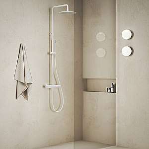 Душевая система Ravak Espirit X070495 белый вельвет купить в интернет-магазине сантехники Sanbest