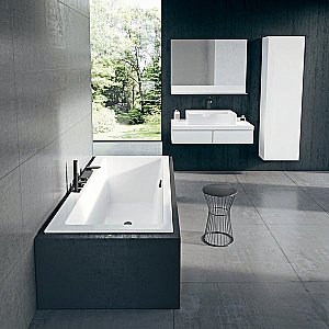 Смеситель для ванны Ravak Chrome CR 025.20BL черный купить в интернет-магазине сантехники Sanbest