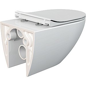 Унитаз с инсталляцией Cersanit Street Fusion Vortex 64578 с крышкой микролифт, безободковый купить в интернет-магазине Sanbest