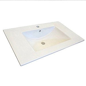 Тумба с раковиной Comforty Франкфурт 00-00011080 75 бетон светлый для ванной в интернет-магазине Sanbest