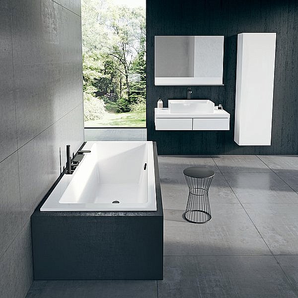 Смеситель для ванны Ravak Chrome CR 025.20BL черный купить в интернет-магазине сантехники Sanbest